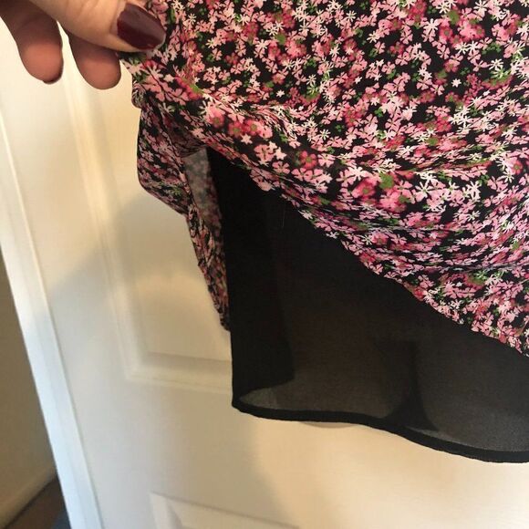 MICHAEL Michael Kors Layered Floral Multi-Color Top Size Small NWT - Picture 2 of 10